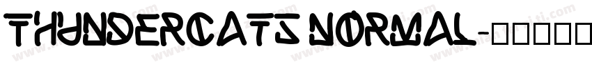 Thundercats Normal字体转换